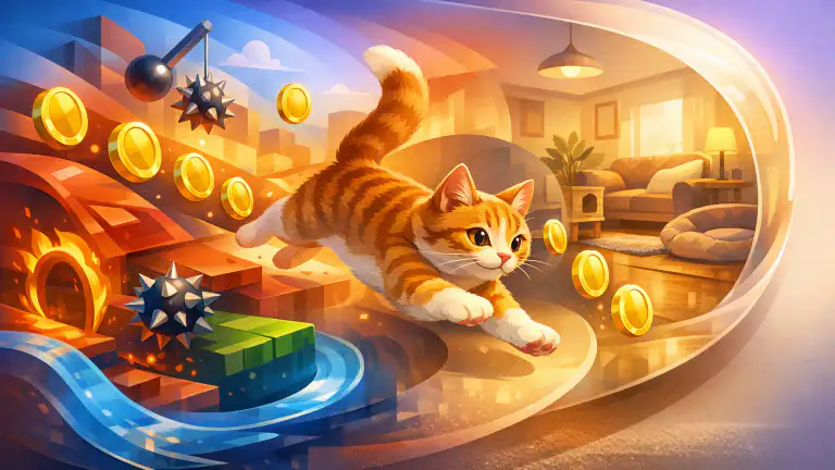 Cat Runner: Decorate Home - A Unique Blend of Speed and Style icon