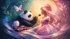 How Little Panda: Princess Makeup Blends Fun with Learning header