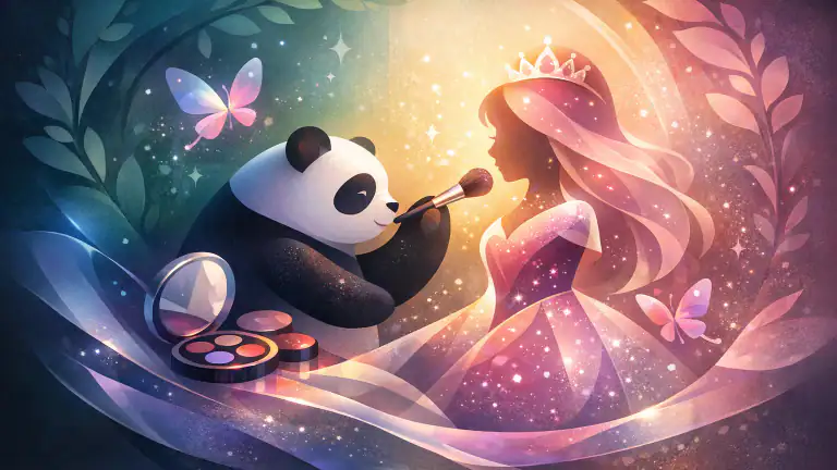 How Little Panda: Princess Makeup Blends Fun with Learning icon